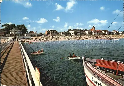 Niendorf Ostseebad Seebruecke Strand Kat. Timmendorfer Strand