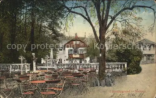 Loessnitzgrund Meierei Gartenterrasse