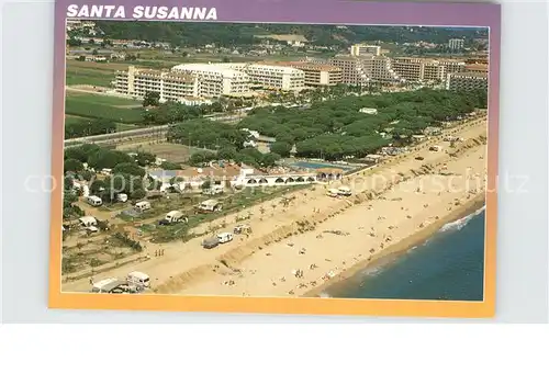 Santa Susanna Costa del Maresme vista aerea Kat. Barcelona