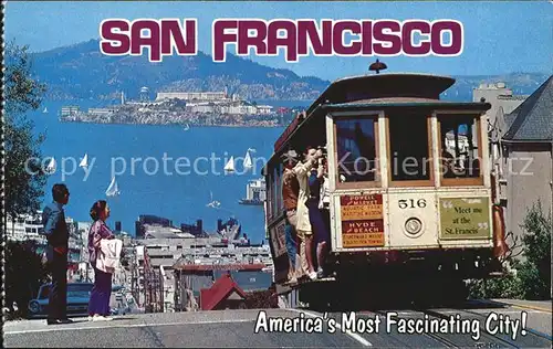San Francisco California Cable Car Hyde Street  Kat. San Francisco
