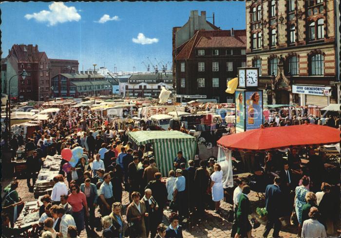 AK / Ansichtskarte Hamburg Fischmarkt Kat. Hamburg Nr