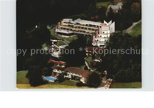 Ambach Starnbergersee Sanatorium Dr Wiedemann Fliegeraufnahme Kat. Starnberg