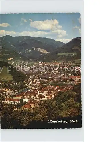 Kapfenberg Altstadt mit Edelstahlwerk Gebr Boehler Blick zum Floning Kat. Kapfenberg