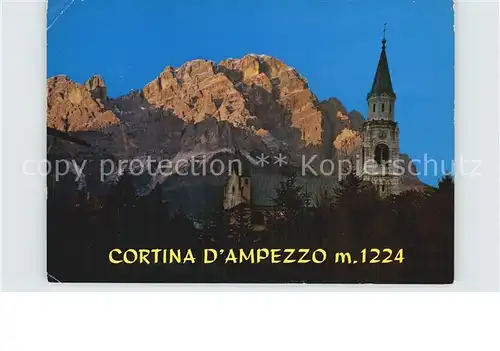 Cortina d Ampezzo Chiesa Monte Cristallo Kat. Cortina d Ampezzo