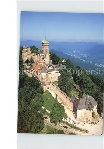 Haut Koenigsbourg Hohkoenigsburg Chateau vue aerienne Kat. Orschwiller