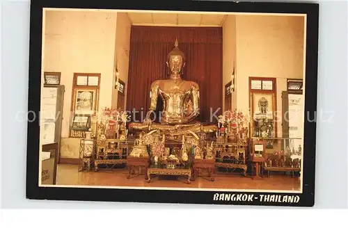 Bangkok Golden Buddha of Sukhothai in Wat Traimit Kat. Bangkok