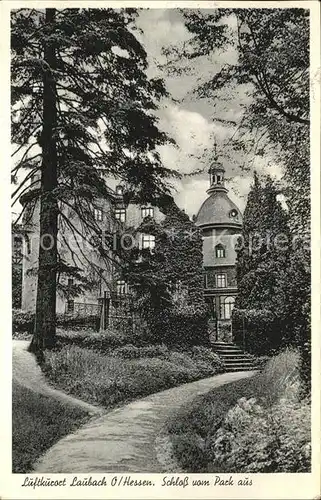Laubach Hessen Schloss mit Park Kat. Laubach Vogelsberg