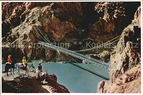 Grand Canyon Kaibab Suspension Bridge Kat. Grand Canyon National Park