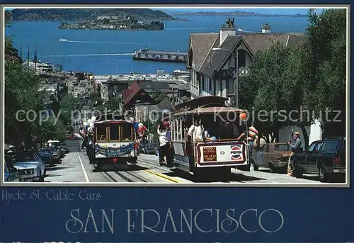 San Francisco California Cable Cars Kat. San Francisco