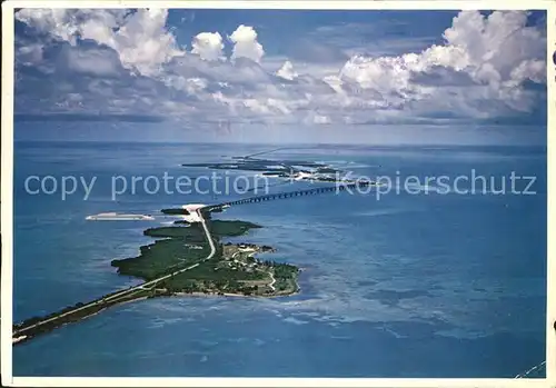 Florida Keys Fliegeraufnahme mit Bruecken Kat. 