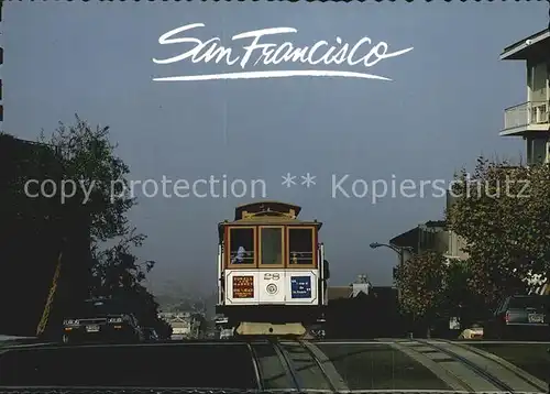 San Francisco California Cable Car Kat. San Francisco