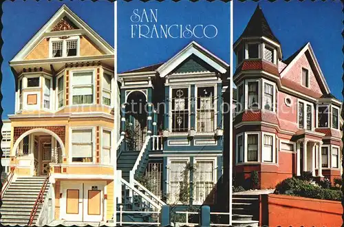 San Francisco California Victorian Architecture Kat. San Francisco
