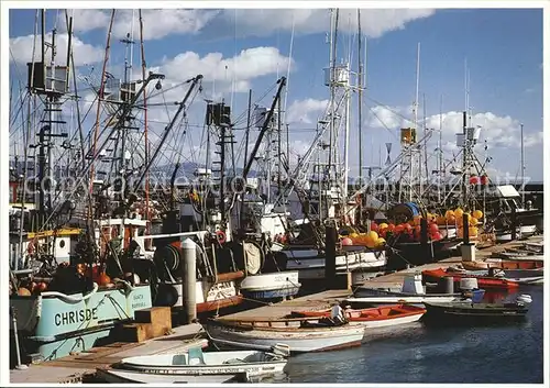 Santa Barbara California Harbour Fishing Fleet Kat. Santa Barbara