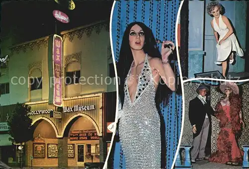 Los Angeles California Hollywood Wax Museum Cher Marylin Monroe Kat. Los Angeles