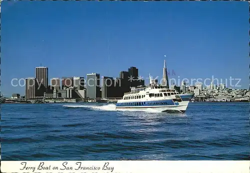 San Francisco California Ferry Boat Kat. San Francisco