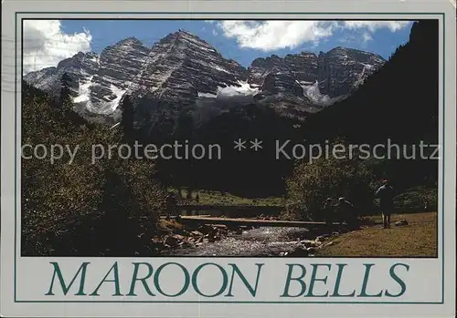 Aspen Maroon Bells Peaks from Maroon Lake Kat. Aspen