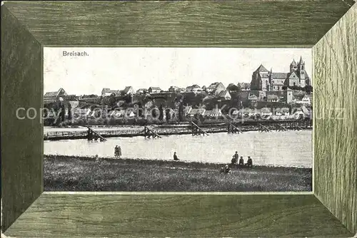 Breisach Rhein mit Muenster Kat. Breisach am Rhein