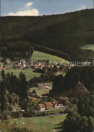 Schwarzenberg Baiersbronn Teilansicht Kat. Baiersbronn