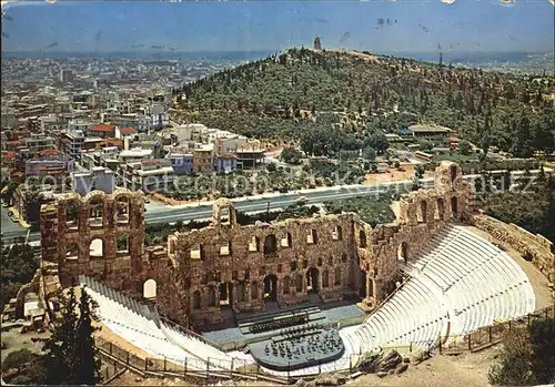 Athens Athen Theater von Herodes Atticus Kat. Griechenland