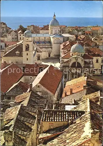 Dubrovnik Ragusa Teilansicht Kat. Dubrovnik