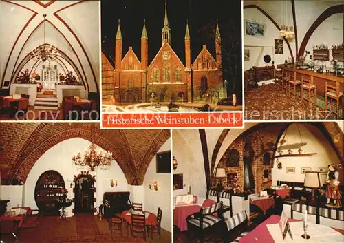 Luebeck Historische Weinstuben Heilig Geist Hospital Kat. Luebeck