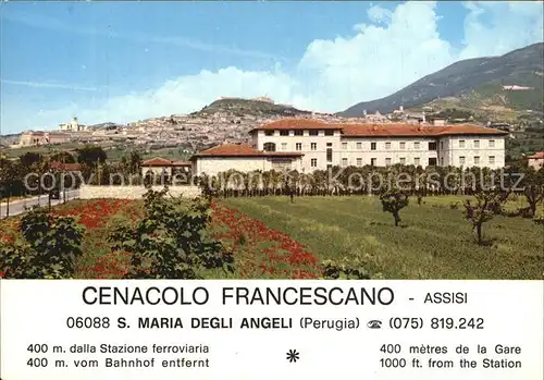 S Maria degli Angeli Cenacolo Francescano Hotel Assisi Kat. Perugia