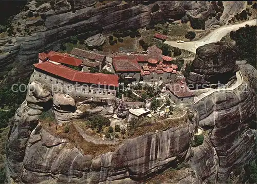 Meteora Warlaam Kloster Fliegeraufnahme Kat. Kalambaka