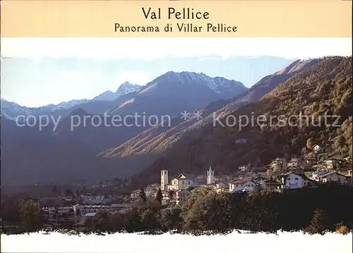Villar Pellice Panorama Val Pellice Kat. Turin Piemonte