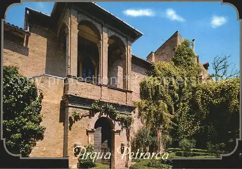 Arqua Petrarca Casa del Poeta Haus des Dichters Kat. Ferrara