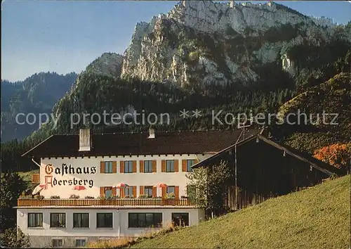 Rottau Chiemgau Gasthaus Pension Adersberg Kat. Grassau