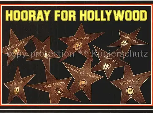 Hollywood California Horray Sterne Kat. Los Angeles United States