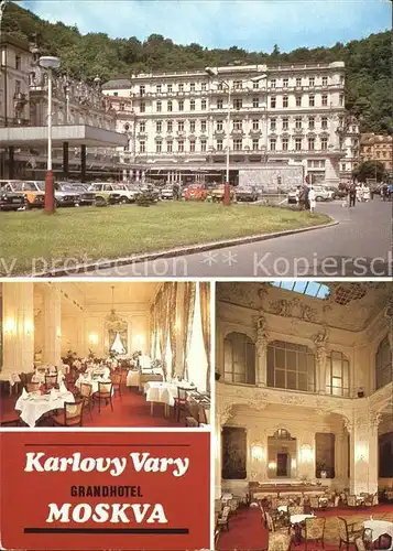 Karlovy Vary Grandhotel Moskva Kat. Karlovy Vary Karlsbad