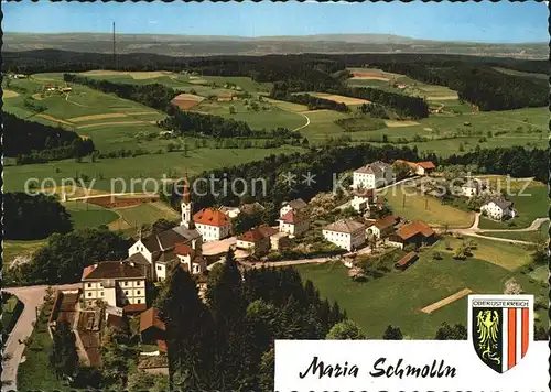 Maria Schmolln Fliegeraufnahme Wallfahrtsort Kat. Maria Schmolln