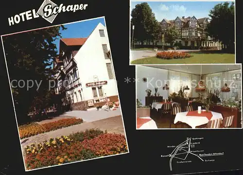 Allendorf Bad Sooden Hotel Schaper Kat. Bad Soden am Taunus