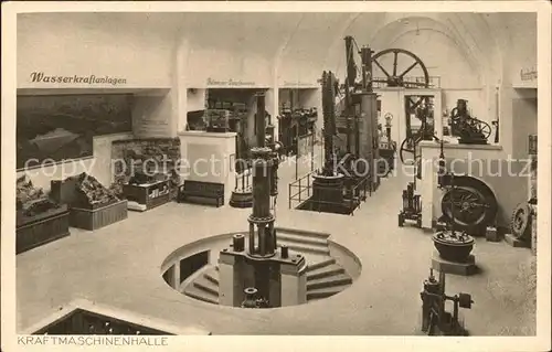 Muenchen Deutsches Museum Kraftmaschinenhalle Kat. Muenchen