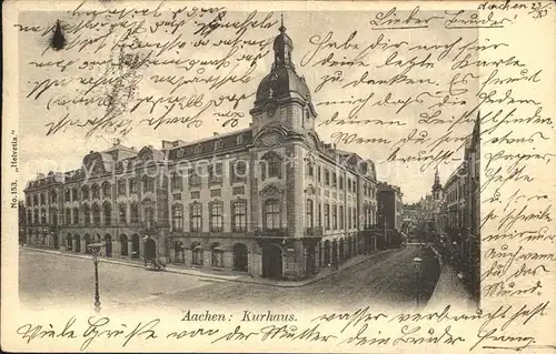 Aachen Kurhaus Kat. Aachen