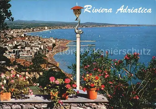 Gabicce Mare Panorama Riviera Adriatica Kat. Italien