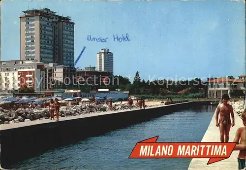 Milano Marittima Porto Canale Kanalhafen Riviera Adriatica Kat. Cervia