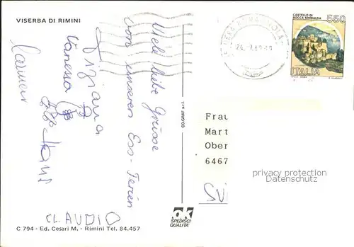 Viserba Italia in Miniatura Kat. Rimini