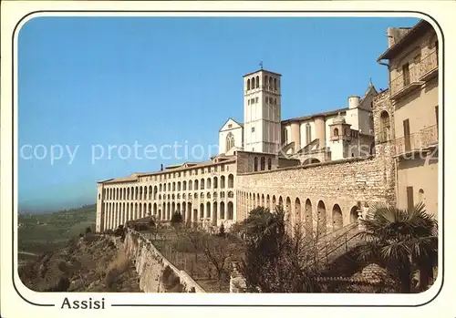 Assisi Umbria Basilica di San Francesco e Sacro Convento Basilika Kloster Kat. Assisi