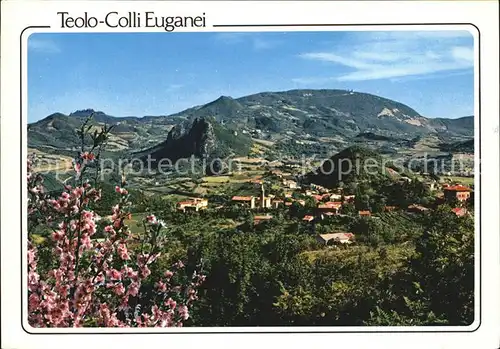 Teolo Panorama verso Monte Venda Colli Euganei Kat. Teolo