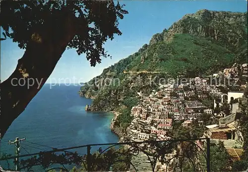 Positano Salerno Panorama Kueste Kat. Salerno