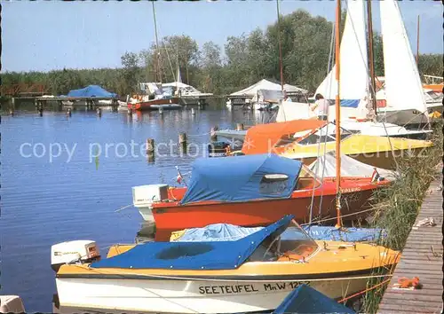 Balaton Plattensee Hafen Sportboote Kat. Ungarn