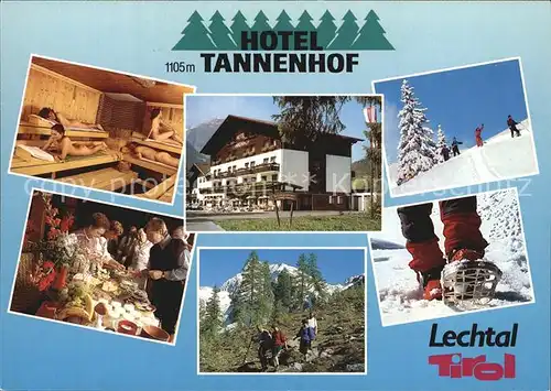Lechtal Hotel Tannenhof Kat. Reutte Tirol