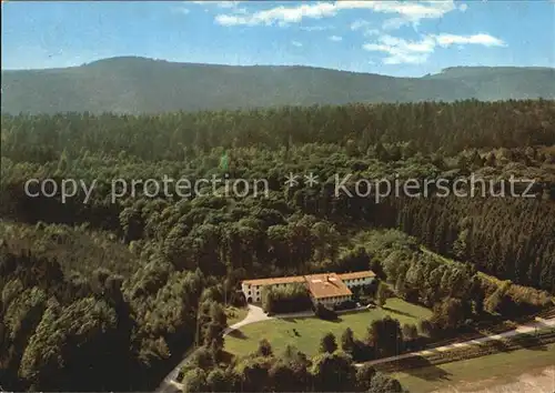 Bad Meinberg Fliegeraufnahme Jugendherberge Horn Kat. Horn Bad Meinberg