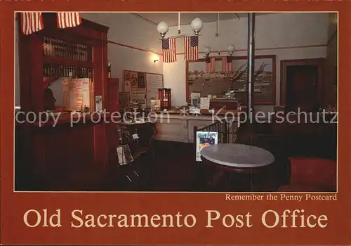 Sacramento California Post Office Kat. Sacramento