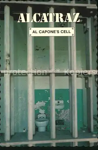 San Francisco California Alcatraz Al Capones Cell Kat. San Francisco