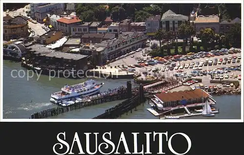 Sausalito Fliegeraufnahme Hafen Kat. Sausalito