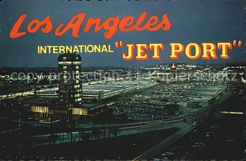 Los Angeles California International Jet Port Kat. Los Angeles