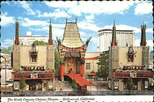 Hollywood California Chinese Theatre Kat. Los Angeles United States